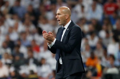 Zidane đang cùng Real thuận buồm xuôi gió trên mọi đấu trường tham dự. Ảnh: Reuters.