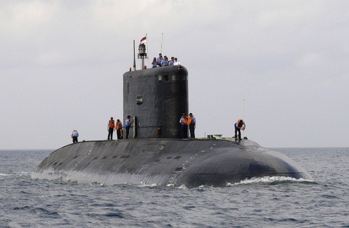 Tàu ngầm Kilo của hải quân Ấn Độ. Ảnh: National Interest.