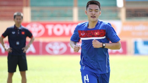 Cầu thủ Việt kiều trong buổi kiểm tra thể lực của U20 Việt Nam