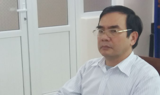 Ông Nguyễn Hoàng phó cục trưởng Cục Hàng hài chỉ đạo công tác tổ chức cứu nạn.