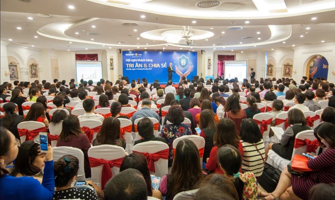 Hội nghị tri ân khách hàng của Bảo Việt Nhân thọ.