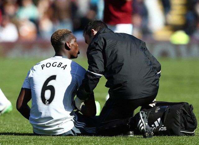 Pogba không thể hồi phục chấn thương để tham dự trận đấu với Man City.