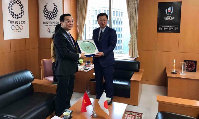 Bộ trưởng Bộ KH&CN Chu Ngọc Anh gặp và làm việc với Bộ trưởng Giáo dục, Văn hóa, Thể thao, KH&CN Nhật Bản Hirokazu Matsuno.