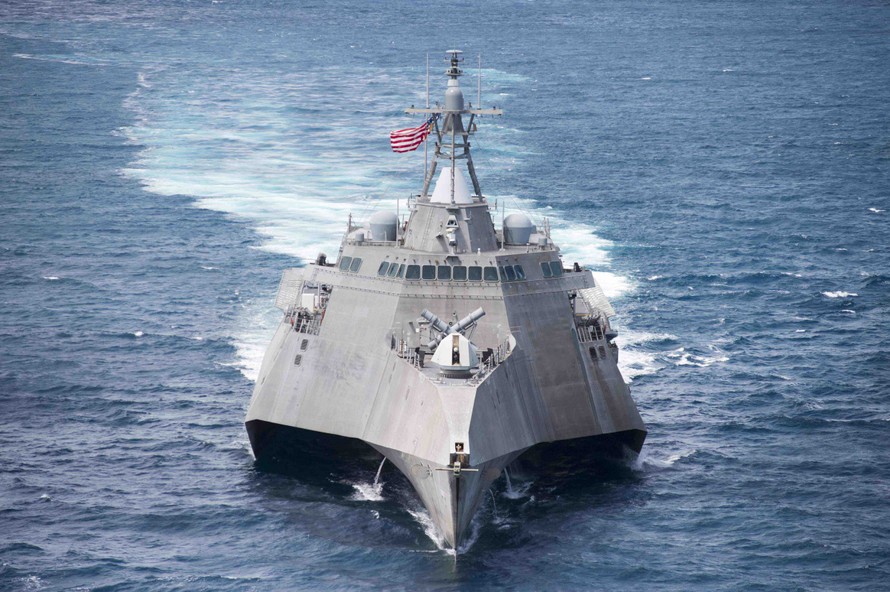 Tàu tàu tác chiến ven bờ USS Coronado (LCS 4). Ảnh: Hải quân Mỹ.