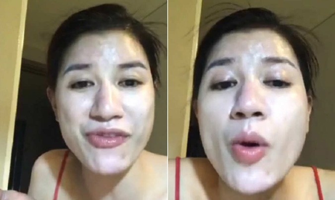 Hình ảnh Trang Trần mạnh miệng trong đoạn livestream đưa ra lời khuyên cho kẻ soi mói, chửi bới người khác gây sốt.