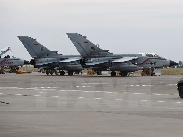Máy bay chiến đấu Tornado của quân đội Đức tại căn cứ không quân Incirlik, Thổ Nhĩ Kỳ, ngày 21/1/2016. Nguồn: AFP/TTXVN.