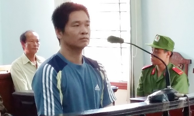 Bị cáo Nguyễn Thanh Đông tại phiên tòa.