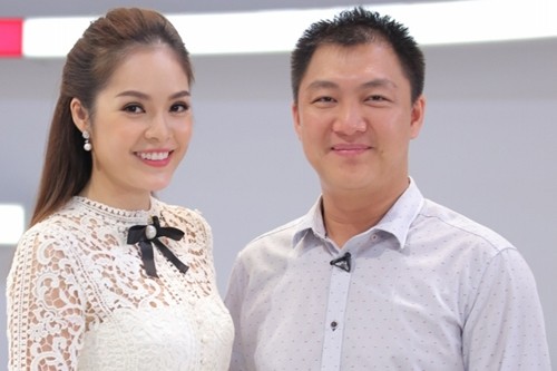 Dương Cẩm Lynh và ông xã - nhà sản xuất phim Anh Khoa.