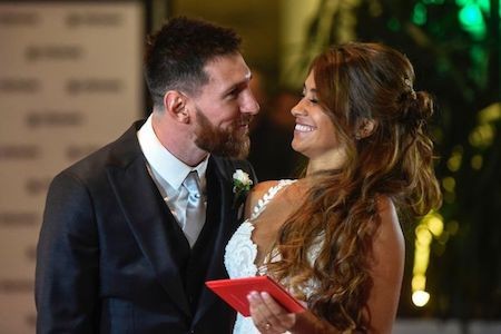 Messi vừa làm đám cưới với Antonella.