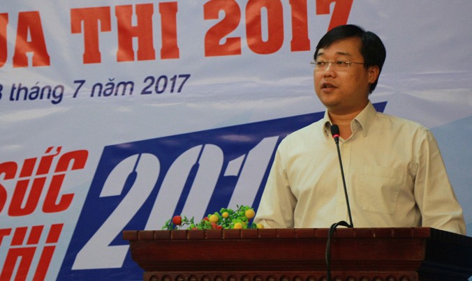 Anh Lê Quốc Phong, Bí thư thứ nhất T.Ư Đoàn, Chủ tịch Hội Sinh viên Việt Nam, phát biểu tổng kết hội nghị.