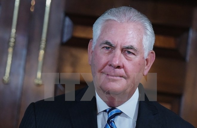 Ngoại trưởng Mỹ Rex Tillerson tại Washington, DC ngày 29/6. Nguồn: AFP/TTXVN.