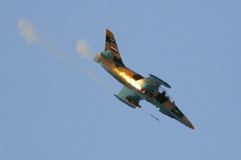 Một máy bay chiến đấu của Syria.