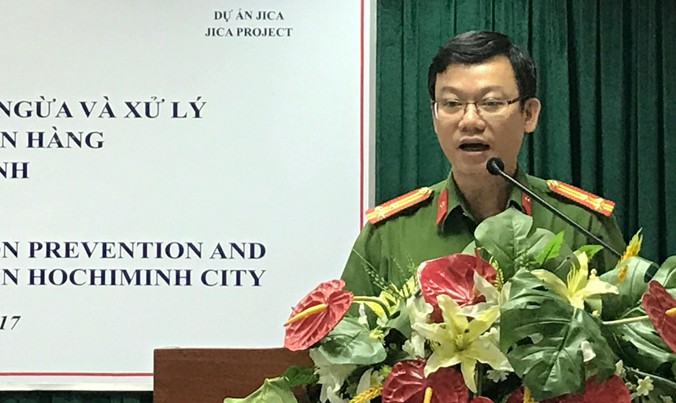 Thượng tá Vũ Như Hà, trưởng phòng PC46, Công an TPHCM.