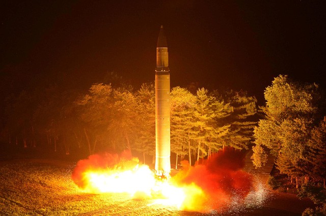Triều Tiên tuyên bố phóng thành công tên lửa đạn đạo liên lục địa hồi tháng 7. Ảnh: Reuters.
