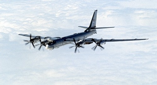 Máy bay ném bom Tu-95MS của Nga. Ảnh: Sputnik.