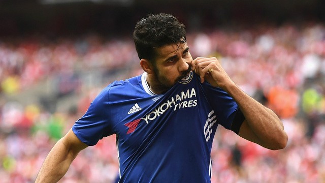 Diego Costa không có tên trong danh sách dự Champions League của Chelsea.
