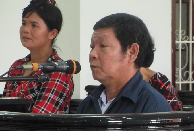 Bị cáo Phan Thanh Sơn tại tòa.