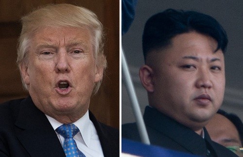 Tổng thống Mỹ Donald Trump và lãnh đạo Triều Tiên Kim Jong-un. Ảnh: BBC.