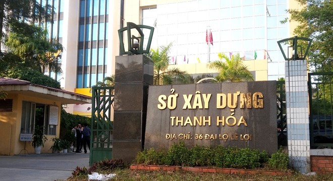 Trụ sở Sở Xây dựng Thanh Hóa. Ảnh: Vietnamnet