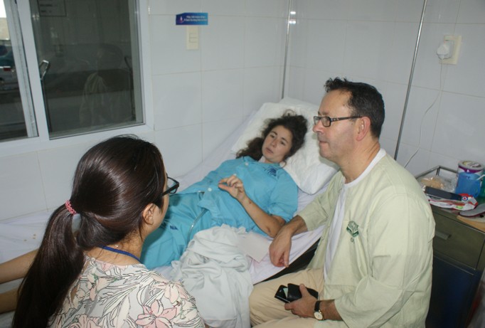 Nữ bệnh nhân đang được theo dõi và điều trị tại Bệnh viện Đà Nẵng.