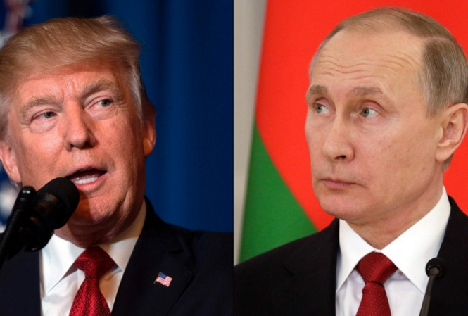 Tổng thống Mỹ Donald Trump sẽ đối thoại trực tiếp lần thứ 2 với người đồng cấp Nga Vladimir Putin tại Việt Nam? Ảnh: CNN