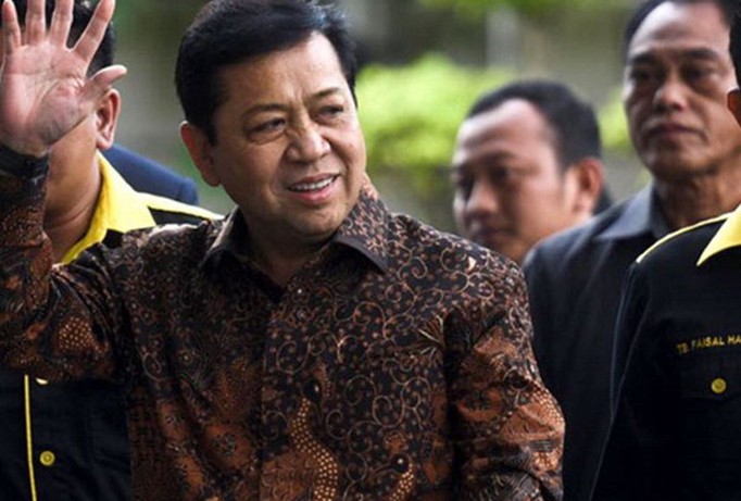 Chủ tịch Quốc hội Indonesia Setya Novanto bị điều tra tham nhũng. Ảnh: Reuters.