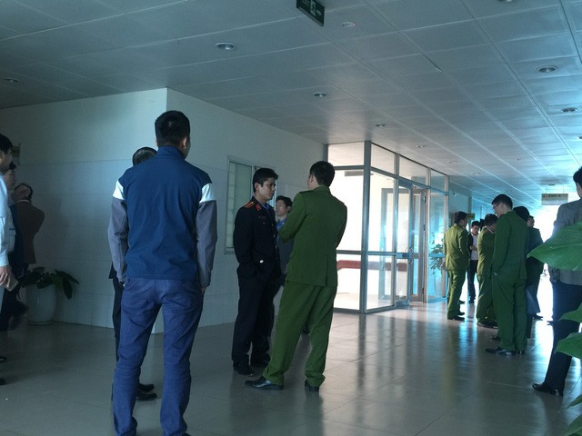Các cơ quan chức năng làm việc tại Bệnh viện Sản Nhi Bắc Ninh.