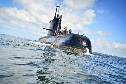 Tàu ngầm ARA San Juan của Argentina ngày 2/6/2014. Ảnh: THX/TTXVN.