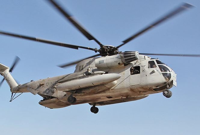 Trực thăng CH-53 của thủy quân lục chiến Mỹ. Ảnh: Wikipedia.