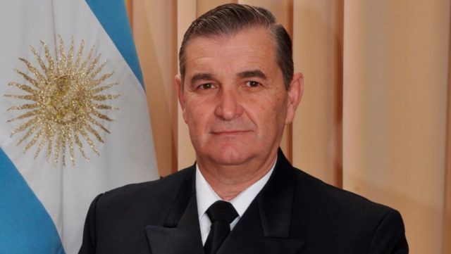 Đô đốc Marcelo Eduardo Hipólito Srur. Ảnh: lanacion.com.ar.