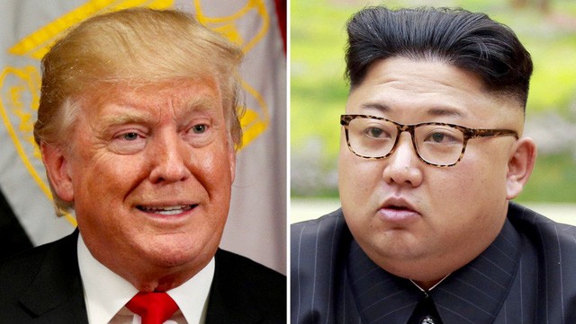 Tổng thống Donald Trump (trái) và nhà lãnh đạo Kim Jong-un. Ảnh: Reuters.