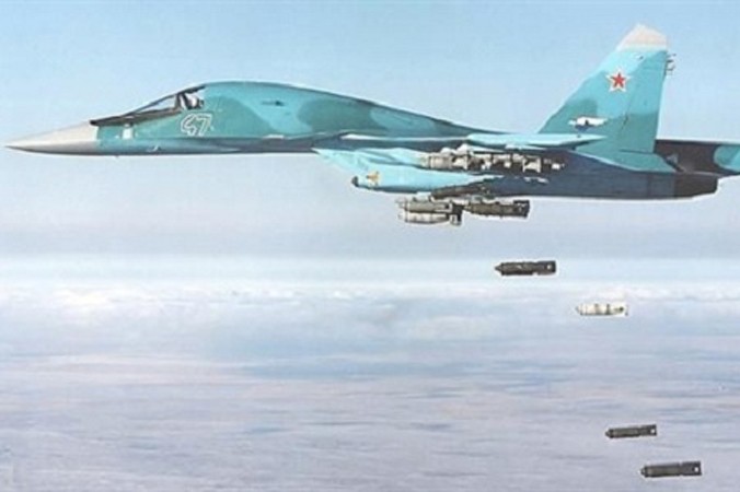 Máy bay Nga trong một cuộc không kích ở Syria. Ảnh: Sputnik.