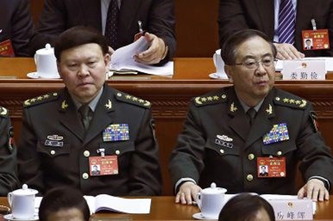 Cựu Ủy viên Quân ủy Trung ương Trung Quốc Phòng Phong Huy (hải). Nguồn: AP.