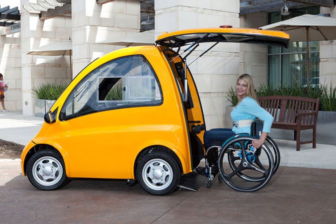 Xe Kenguru là giải pháp tốt cho người ngồi xe lăn có thể di chuyển.