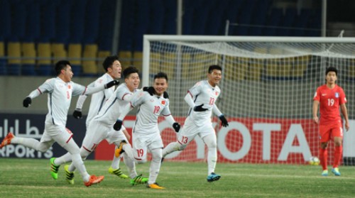 Việt Nam có màn trình diễn khá ấn tượng trước đương kim á quân giải U23 châu Á Hàn Quốc. Ảnh: AFC