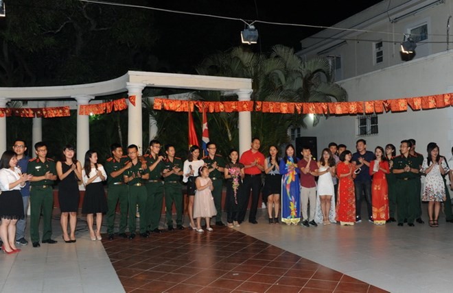 Cộng đồng người Việt tại Cuba đón chào Năm mới. Ảnh: Lê Hà/TTXVN.