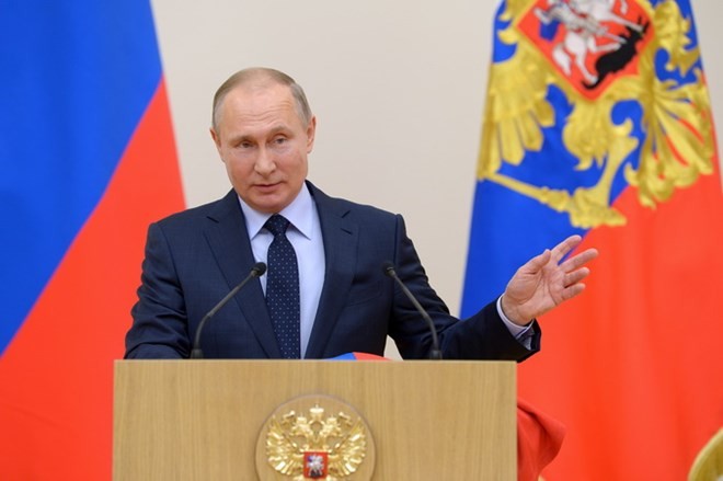 Tổng thống Nga Vladimir Putin. Nguồn: AFP/TTXVN.