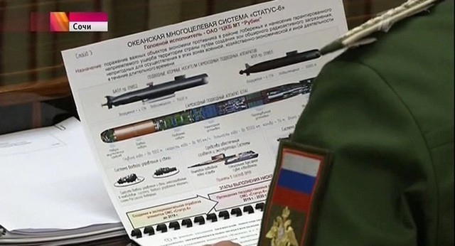 Thiết bị lặn tàng hình không người lái mới của Nga được trang bị động cơ hạt nhân và là loại vũ khí được cho là "không thể đánh chặn", quan chức quân đội Nga cho biết.