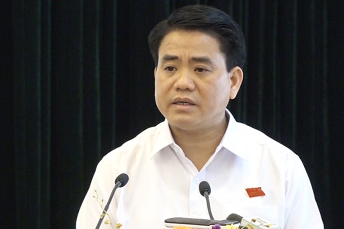 Chủ tịch UBND TP Hà Nội Nguyễn Đức Chung. Ảnh: Võ Hải.