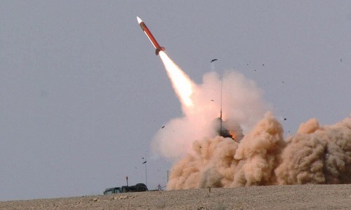 Tên lửa Patriot của Israel khai hỏa trong một đợt tập trận năm 2016. Ảnh: IDF.