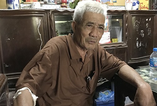 Ông Đặng Văn Lạc (80 tuổi) bố đẻ của a Trường.