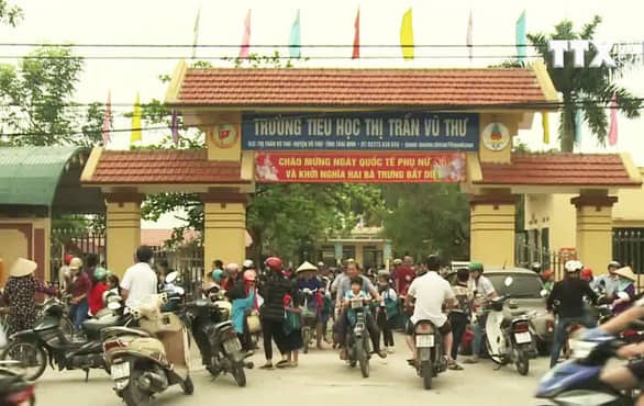 Trường Tiểu học thị trấn Vũ Thư, huyện Vũ Thư (Thái Bình).