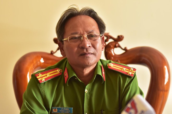 Thượng tá Võ Văn Náo, Trưởng công an huyện Bình Sơn. Ảnh: Zing