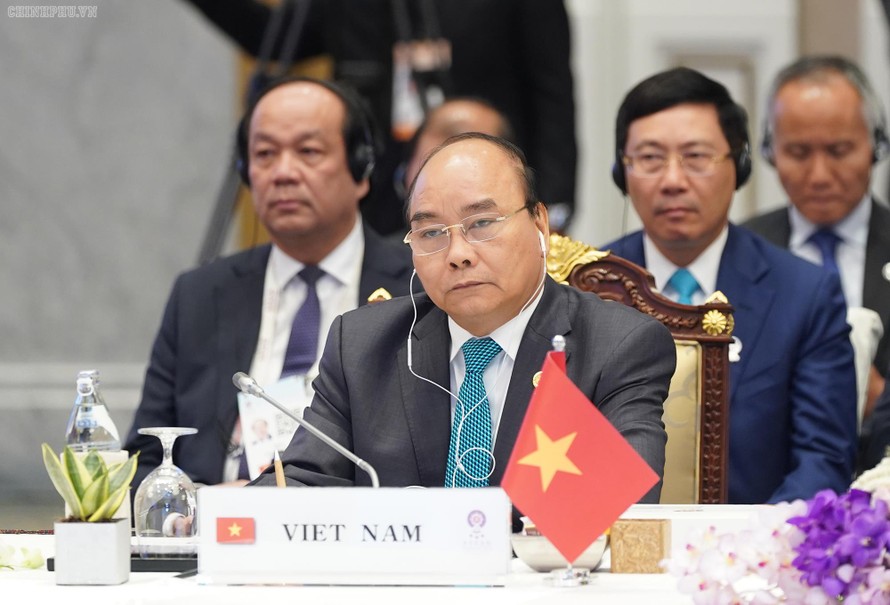 Thủ tướng Nguyễn Xuân Phúc dự Phiên họp toàn thể Hội nghị Cấp cao ASEAN lần thứ 34. - Ảnh: VGP.