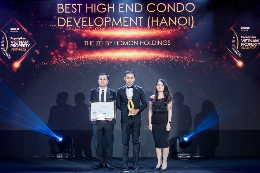 The Zei chiến thắng tuyệt đối tại hạng mục Best High End Condo Development (Ha Noi) - Dự án chung cư cao cấp tốt nhất (Hà Nội).