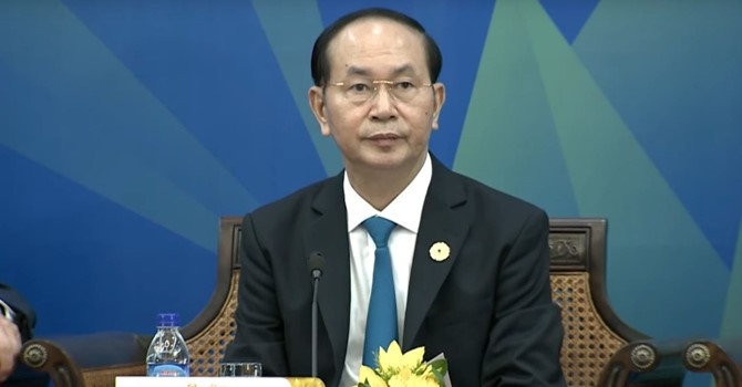Chủ tịch nước Trần Đại Quang tại phiên toàn thể Đối thoại với Hội đồng tư vấn kinh doanh APEC (ABAC 2017) 