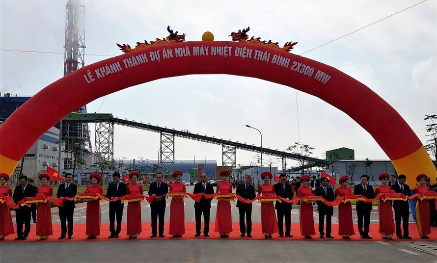 Thủ tướng Nguyễn Xuân Phúc dự lễ khánh thành dự án Nhà máy nhiệt điện Thái Bình công suất 3,9 tỷ kWh/năm