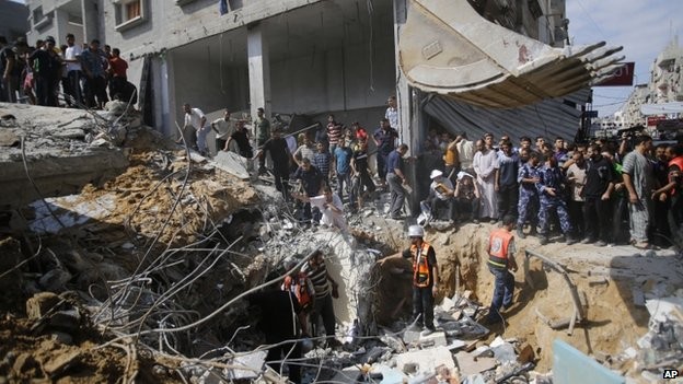 Ba người thiệt mạng khi một nhà thờ ở dải Gaza bị không kích