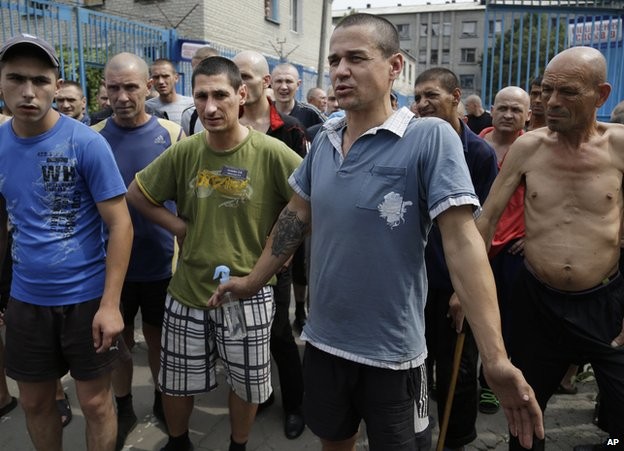 Tù nhân tại Donetsk