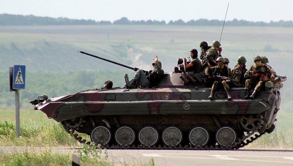Lính chính phủ Ukraine ở miền đông